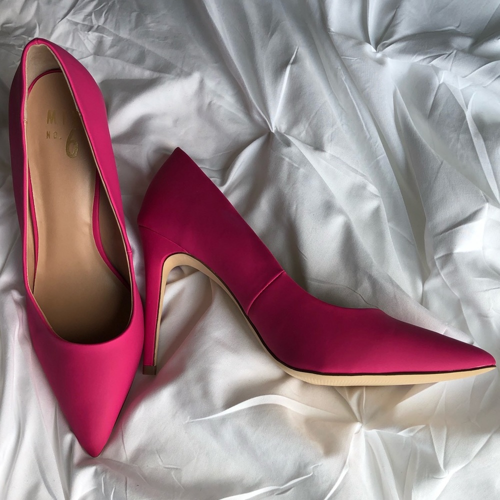 Hot Pink Stiletto Pumps Heels